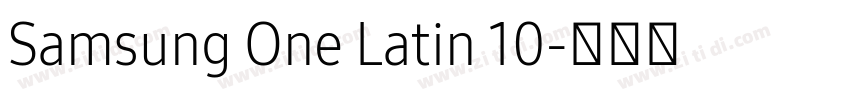 Samsung One Latin 10字体转换 Samsung One Latin 10字体转换